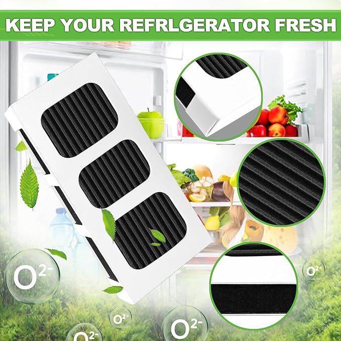 Paultra2 Refrigerator Air Filter for Frigidaire Pureair Ultra 2, Electrolux 242047805, 5303918847, EAP12364179, 6 Pack