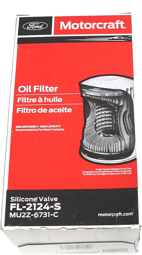 Motorcraft Engine Oil Filter- FL-2124-S (Replaces FL-2051-S/FL-2051) (OE Replacement for Ford: (Super Duty: 11-26 F-250/F-350/F-450, 11-25 F-550, 21-25 F-600) and (16-19 & 21-26 F-650/F-750) Vehicles)