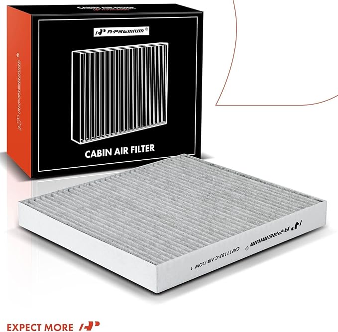 A-Premium Cabin Air Filter with Activated Carbon Compatible with Jeep Grand Cherokee 2011-2014/2016-2017/2019-2021, Grand Cherokee WK 2022-2022 & Dodge Durango 2011-2022, Replace# 68079487AA