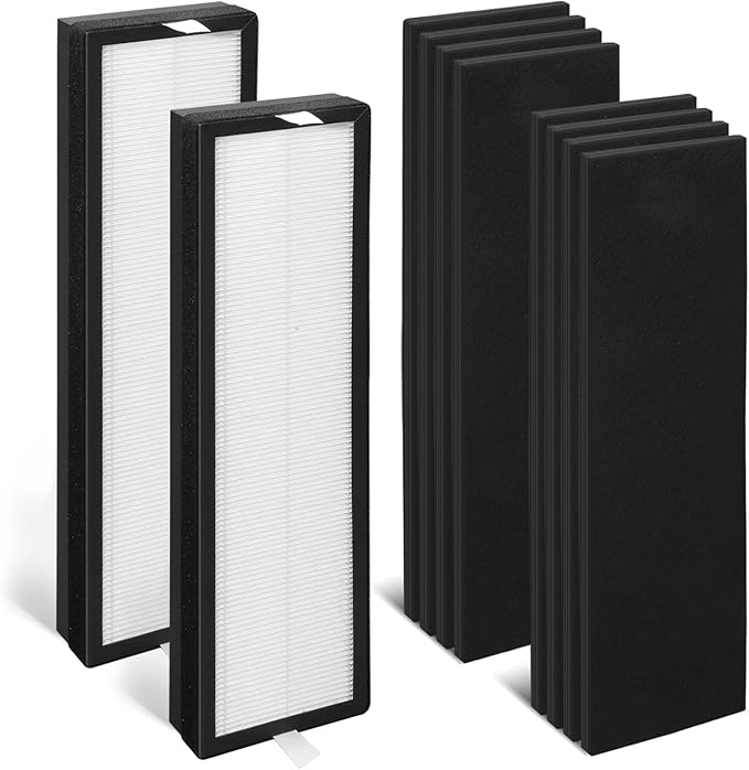 2+8 Set HFD300 Filter Replacement-Compatible with Honeywell Air Genius 3,4,5,6 Series Air Cleaner Purifier,Part#HFD300,HFD310,HFD360,HFD314,HFD323CV1,HFD320 Replacement Filter.