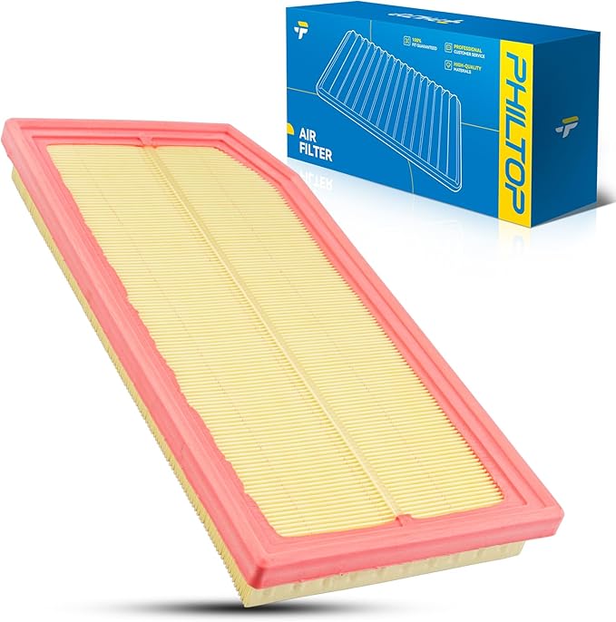 PHILTOP Engine Air Filter, Compatible with CA12800 Mercedes-Benz GLC300 2020-2023, C300 2019-2023, GLE350 2021-2023, E350 2020-2023, Improved Engine Airflow
