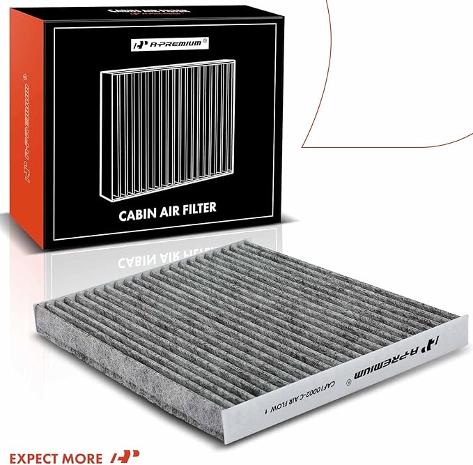 A-Premium Cabin Air Filter with Activated Carbon Compatible with Hyundai Ioniq 2017-2022 & Kia Niro 2017-2022, L4 1.6L, Replace# BNBK113196A, 97133G2000
