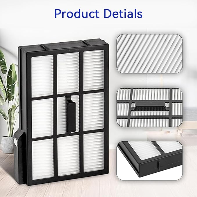Replacement Filters For Eufy Omni E28/ Omni E25 Robot Vacuum Cleaner - Filters Accessories Kit Filters Accessories Kit - High-Efficiency Filters Replacement Parts