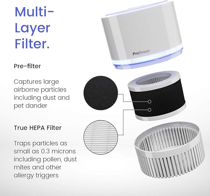 Pro Breeze PB-P02 Air Purifier Replacement Filter (PB-P02F)