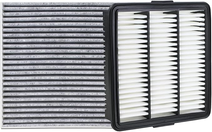 28113-AA100 Engine Air Filter and CF12820 Cabin Air Filter kit Compatible with 2021-2025 Hyundai Elantra 2022-2023 Elantra N 2024-2025 Kona Not For Hybrid Replaces CA12879 97133-L1000