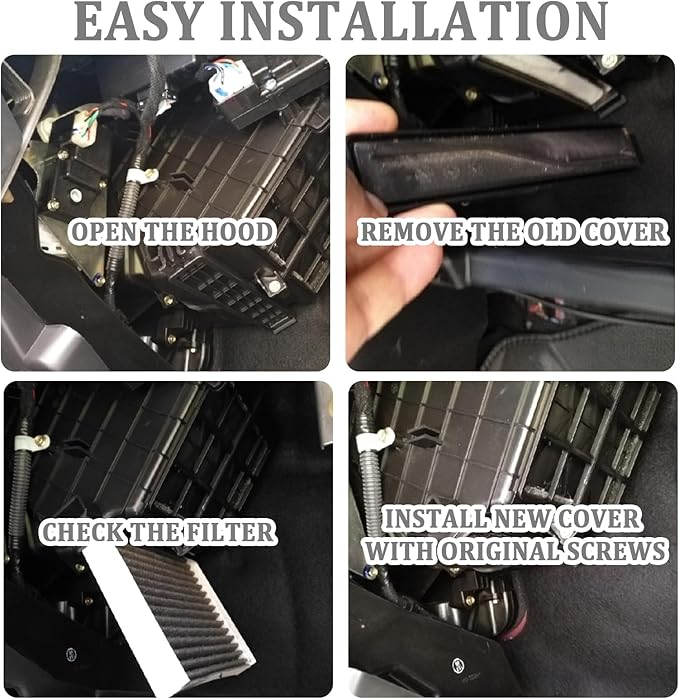 Cabin Air Filter Cover OEM#22759208 259-200,Plate Replacement of Cabin Air Filter for My Car Compatible with Cadillac Chevrolet GMC,Car Airs Filters Cover for Sealing Protection