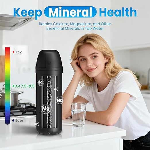 Under Sink Water Filter, House Faucet Water Filter for Kitchen Sink, Under Counter Direct Connect to Kitchen Faucet, Reduces 99% Chlorine, Bad Taste & Odor, 10000 Gallons, by DESENRUIS