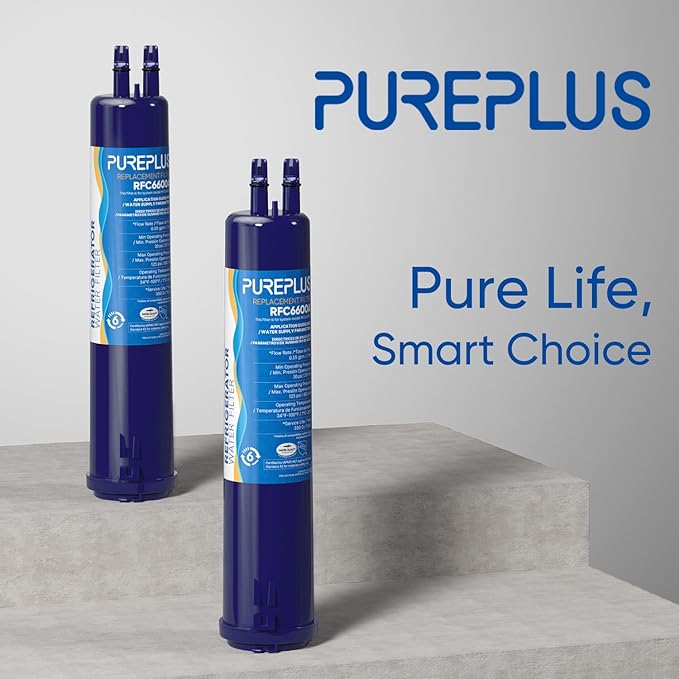 PUREPLUS Compatible with 4396841, 4396710, Everydrop® Filter 3, EDR3RXD1, 46-9083, 46-9030, 9030, 9083, Refrigerator Water Filter, 4Pack