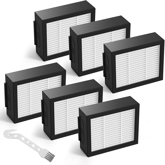 Combo 10 Max/ j9+/ j7+ HEPA Filters ONLY Compatible With i-Robot Roomba Combo 10 Max, Combo j9+, Combo j7+ Robot Vacuum (𝗡𝗼𝘁 𝗙𝗶𝘁 𝗳𝗼𝗿𝗥𝗼𝗼𝗺𝗯𝗮 j7/ j7+/ j9/ j9+)