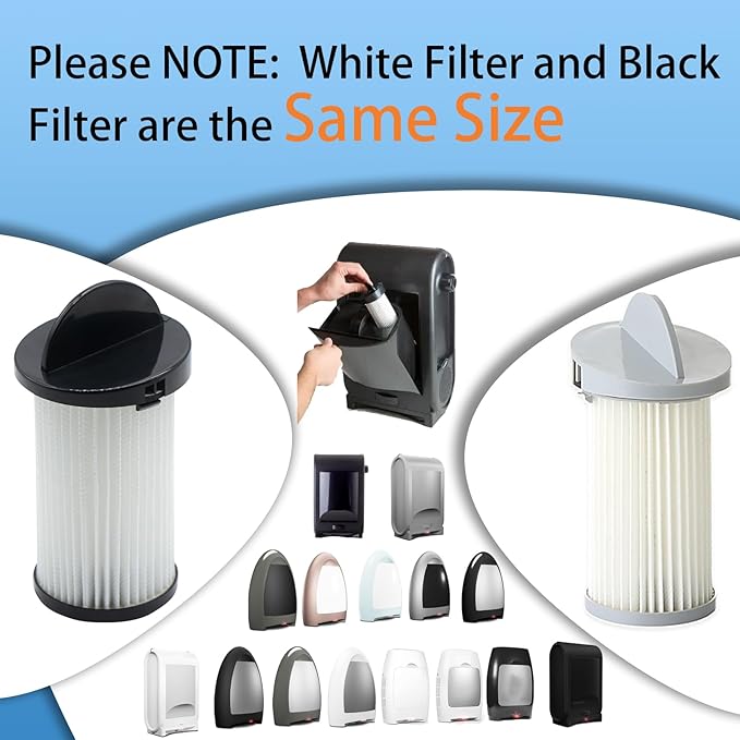 4 Pack HEPA Pre-Motor Filters Compatible with Eye-Vac Series Home, Pro, Pet, Air and Plus, Also Compatible with NeoVac Elite- Touchless Stationary Vacuum, Compare to Part # EV-PMF