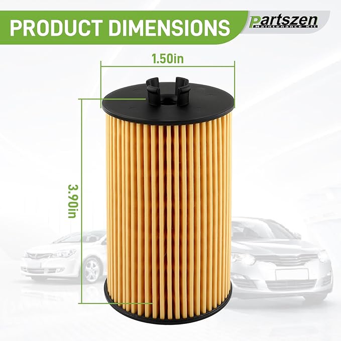 55353324 Oil Filter with Gasket for Buick Encore for Chevrolet Aveo Cruze Sonic Trax for Pontiac G3 for Saturn Astra 2008-2019