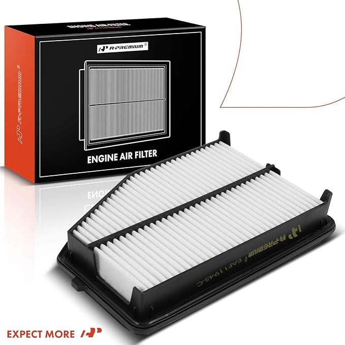 A-Premium Engine Air Filter Compatible with Honda CR-V CRV 2015 2016, L4 2.4L, Replace# 172205LAA00