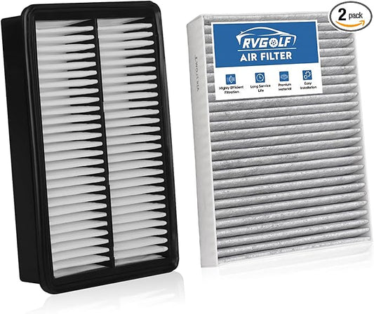 Engine+Cabin Air Filters Fit 2020 2021 2022 2023 2024 2025 2026 Hyundai Palisade 3.8L Gas Engine Air Filter Replacement AC Filter Automotive Accessories CA11943 97133-S8000 HAC-46207LB