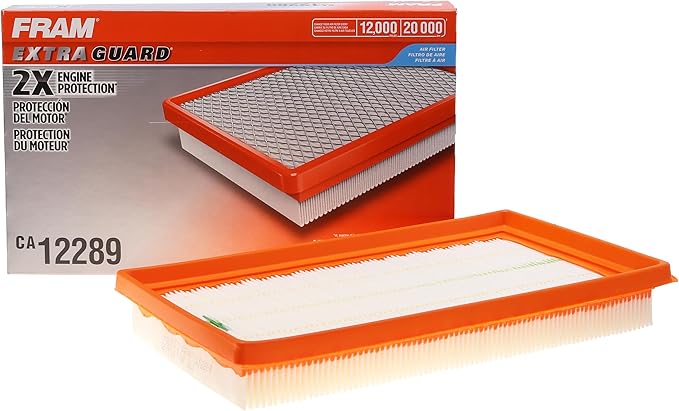 FRAM Extra Guard Flexible Panel Engine Air Filter Replacement, Easy Install w/Advanced Engine Protection and Optimal Performance, CA12289 for Select Lexus, Subaru and Toyota Vehicles