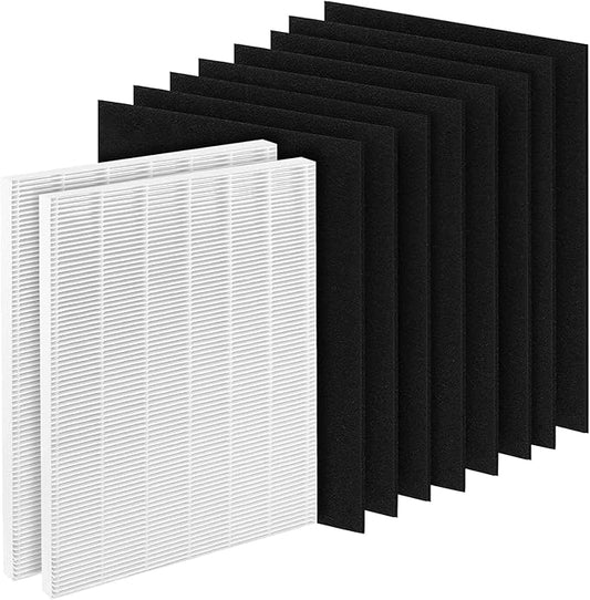 D360 True Replacement Filter D3 Compatible with Winix D360 Includes 2 Filters and 8 Activated Carbon Pre-filters, Part # 1712-0101-02 (10Pack)