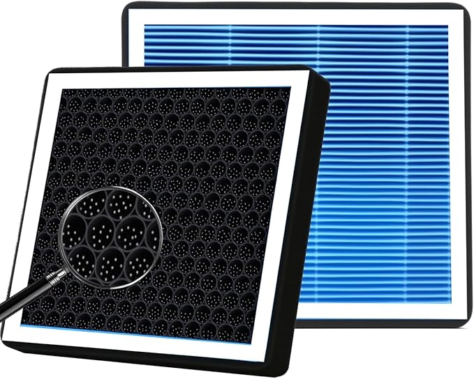 CF11643 Cabin Air Filter With Activated Carbon For 2016-2023 Volkswagen Golf Jetta GTI Taos Tiguan Arteon Atlas SportWagen,Audi A3 Q3 RS3 S3 TT RS TTS Quattro 2016-2023