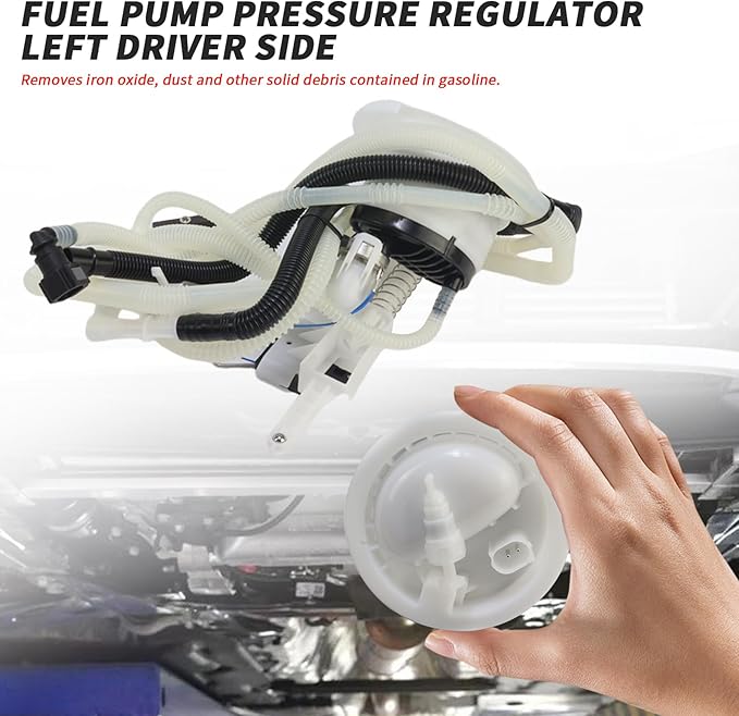 MUNIK Fuel Filter Fuel Level Sending Unit with Pressure Regulator Driver Side 2006-2015 For BMW E87 E90 E93 E92 325i 328i 330i 335i Replacement # 16117163295 16147163296 228-242-005-002Z