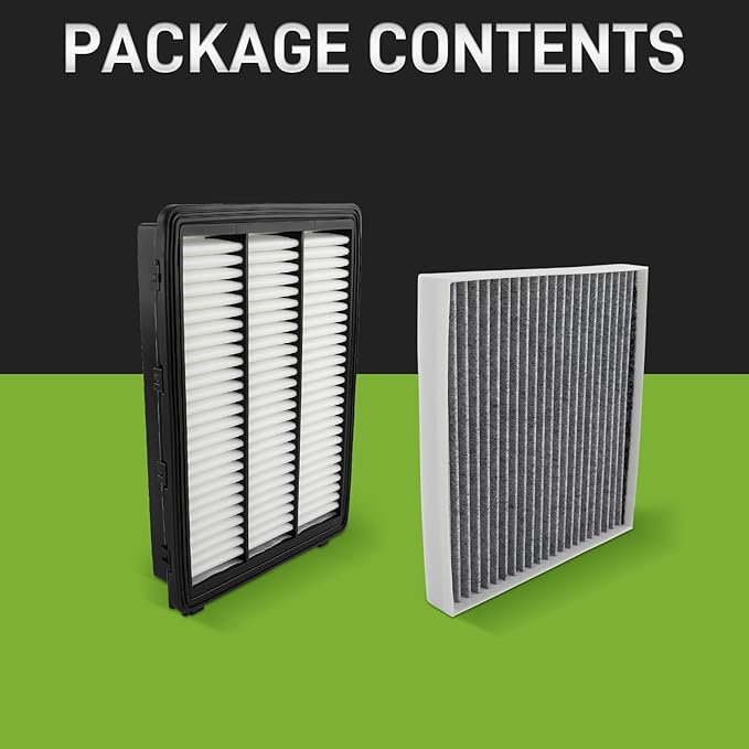 28113-D3300 97133-D1000 Engine and Cabin Air Filter Combo Set Compatible with Hyundai Tucson 2016-2021 Compatible with Kia Sportage 2017-2022