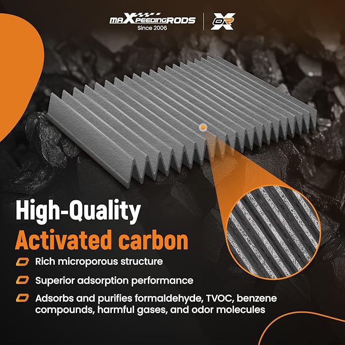maXpeedingrods 4PCS 1658375-00-A 1658376-00-A Engine Air Filter and Cabin Air Filter Kit for Tesla Model Y 2020 2021 2022 2023 2024