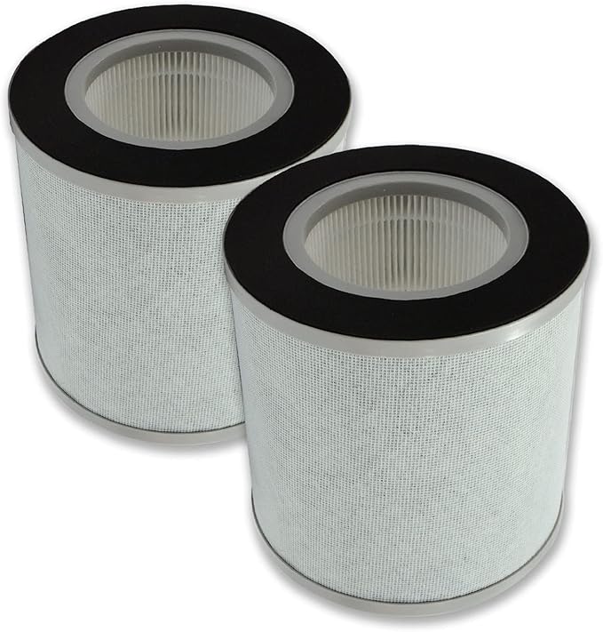PUREBURG HAP260 Replacement True HEPA Filters Compatible with PURITIX HAP260 Air Purifier (small),H13 4-Stage Filtration Activated Carbon,2-Pack