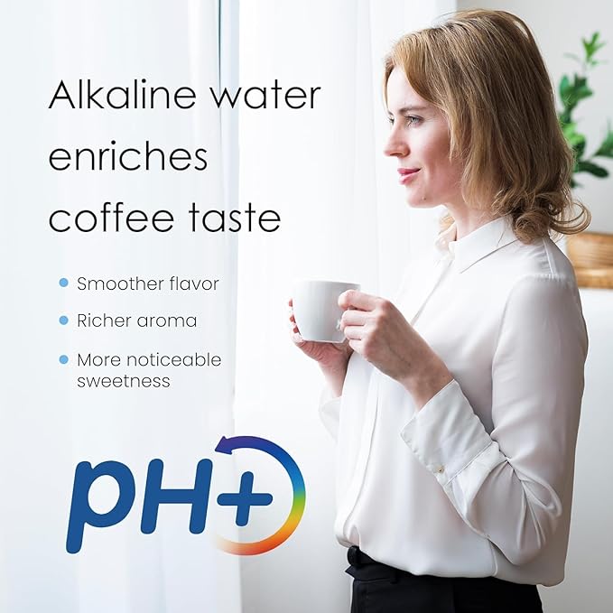 [Original] Waterdrop Alkaline Water Filter Replacement for All Waterdrop Pitcher and Dispenser Filtration System, Increase PH, Improved Coffee Taste, Last Up to 2 Months or 100 Gallons (Pack of 1)