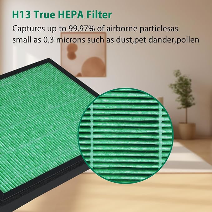 BBT BAMBOOST 300 Replacement Filter Compatible with Coway Airmega Max2 300/300S Air Purifier, 2-in-1 H13 Combined True HEPA and Activated Carbon Filter, Part #AP-1515-FP, 2 Pack