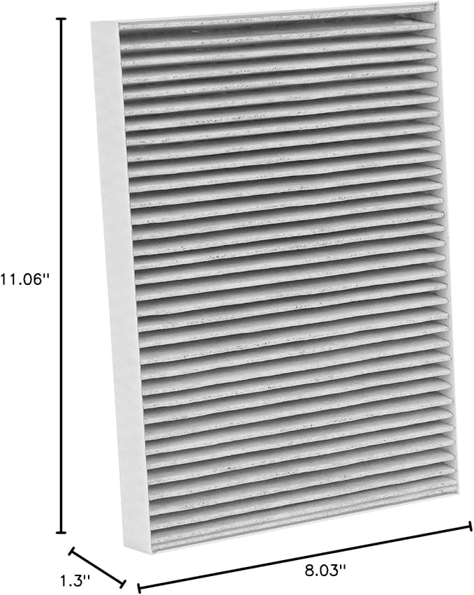 KAX Cabin Air Filter with Activated Carbon, CF11668 Replacement for Dodge Challenger, Charger, Chrysler 300, Passenger Compartment Air Filter Replace# 68071668AA