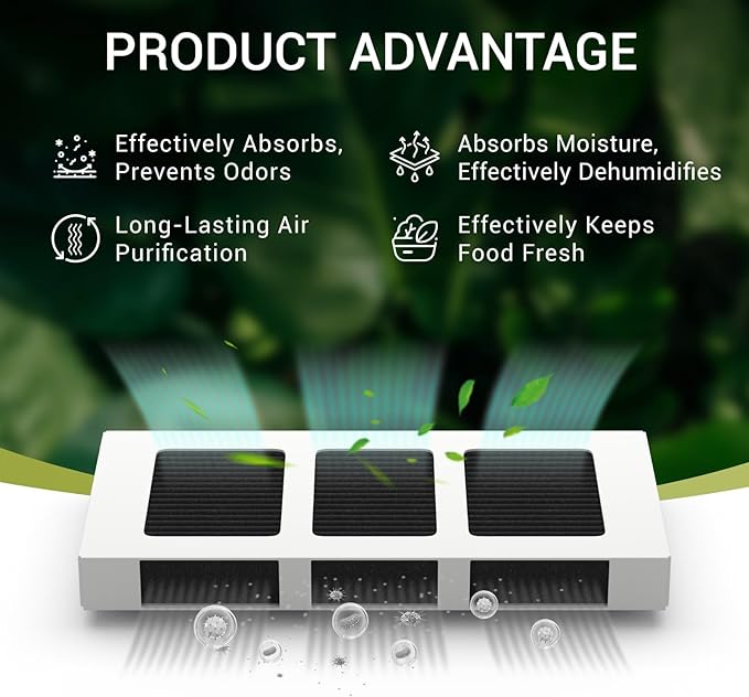 4 PACK Upgrade Refrigerator Air Filter Replacement for Paultra2 Compatible with Frigi-daire Pureair Ultra 2, Pure Air Ultra 2, Pureair Ultra ii and Elec-trolux 242047805, 5303918847, EAP12364179
