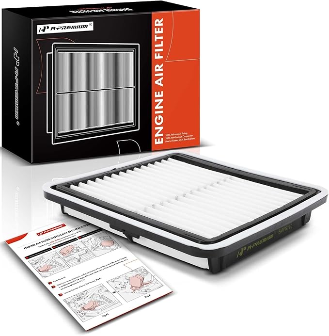 A-Premium Engine Air Filter Compatible with Subaru - Impreza(2008-2016), Legacy(2005-2019), Outback(2005-2019), WRX(2013-2021), Forester(2009-2018), Tribeca(2008-2014)