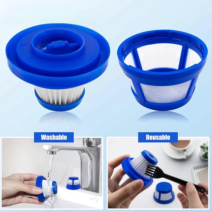 2 Pcs HEPA Filter Accessories for Eufy HomeVac H11 and H11 Pure & H20 Cordless Handheld Vacuum Cleaner