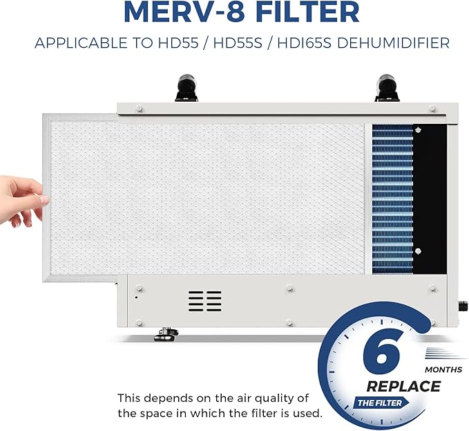 ALORAIR MERV-8 Filter Replacement for Sentinel HD55,Sentinel HDi65, 1 Pack