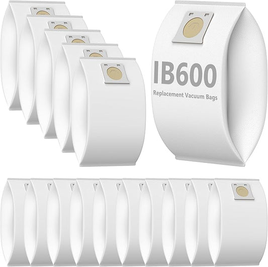 16 Pack IB600 Bags Compatible with Upright Vacuum Cleaner Bags BU4050 BU4022 BU4020 BU4018