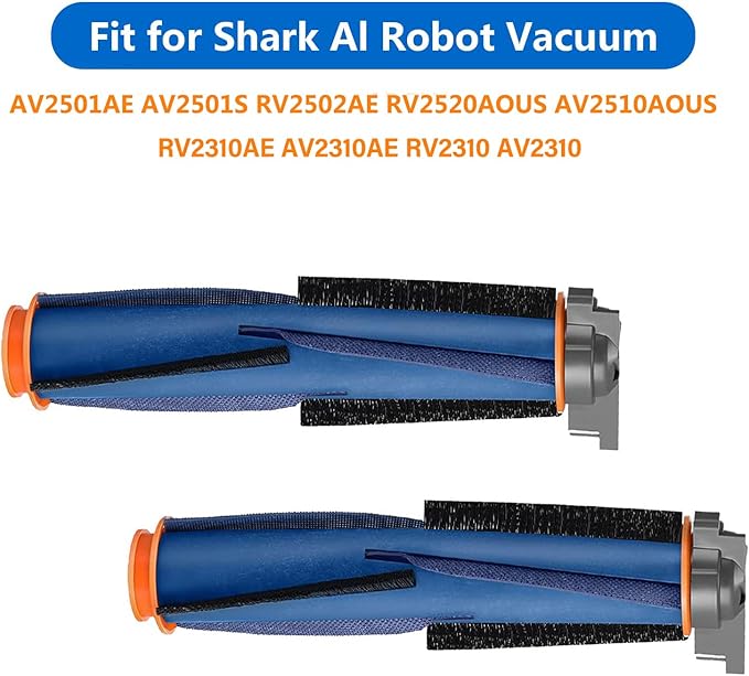 Main Roller Brush for Shark AI AV2511AE, AV2501S, AV2501AE, RV2502AE, RV2520AOUS, AV2510AOUS, RV2310AE, AV2310AE Robotic Vacuum Cleaner Replacement Accessories