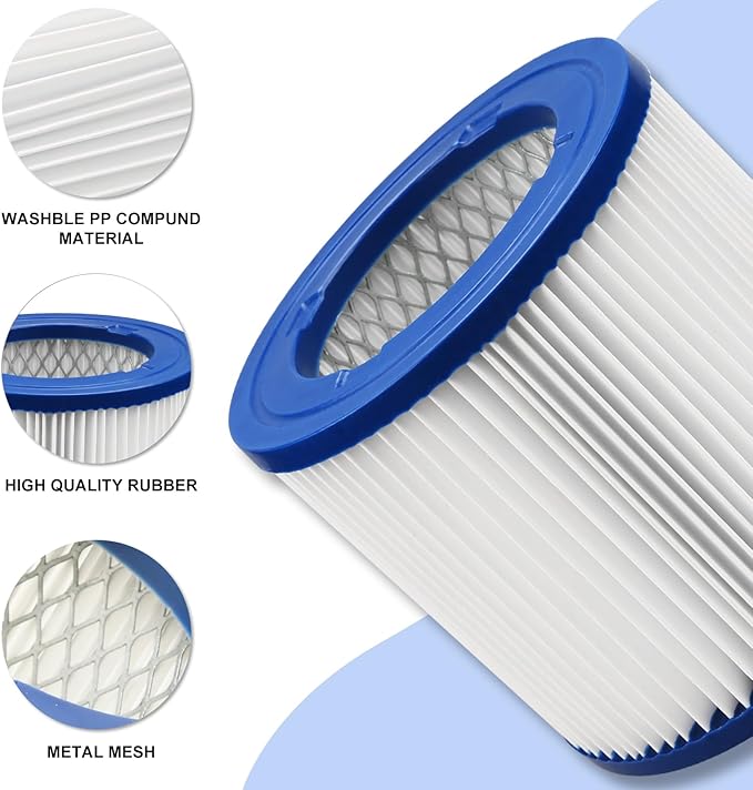 9032933 Ash Vacuum CleanStream HEPA Cartridge Filter for Shop vac