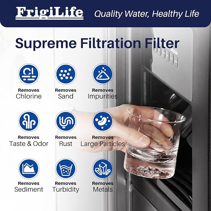 RWF5800A Refrigerator Water Filter Replacement for Frigidaire EPTWFU01 EWF02 Pure Source Ultra II, PureSource Ultra 2, SCWFTCTO, GP006, EPTWFUO1, MR022, JO22, BO022, TH-01, DE022, 1007 4PACK