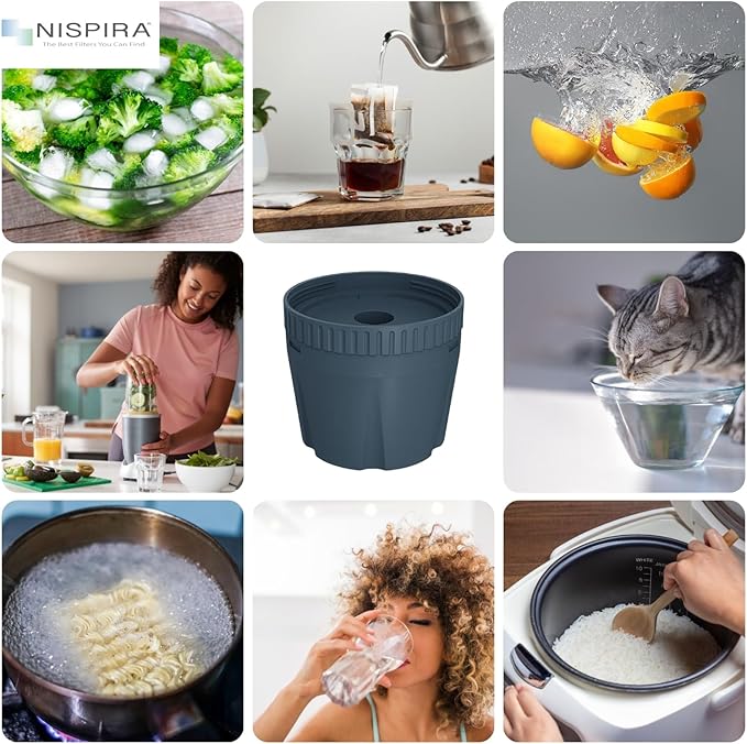 Nispira Water Pitcher Filter Replacement for Epic Nano Pitcher Removes Chlorine, Lead, Odor and More 150 Gallon, 1 Pack