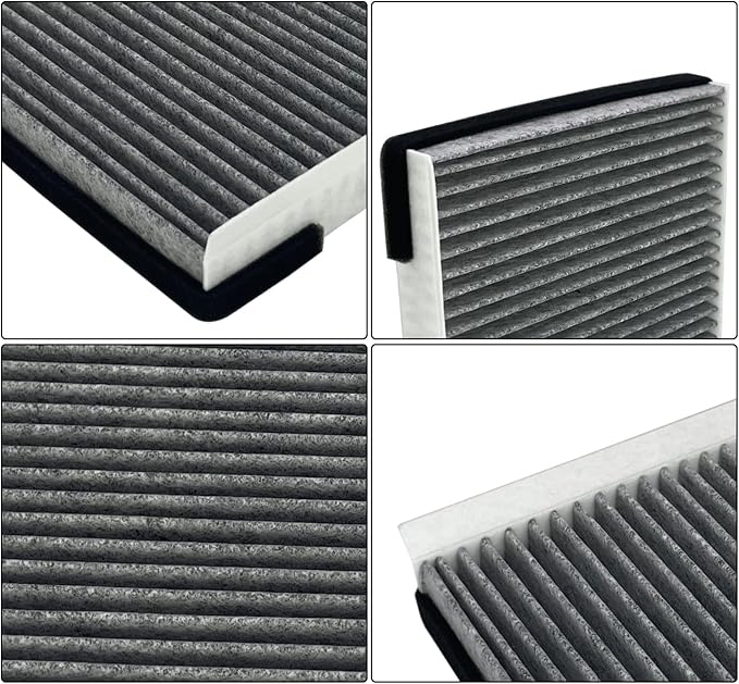 28113-J5100 Engine Air Filter and 087903M000A Cabin Air Filter Set Fit For 2018-2021 Kia Stinger L4 2.0L, 2019-2023 Genesis G70 L4 2.0L