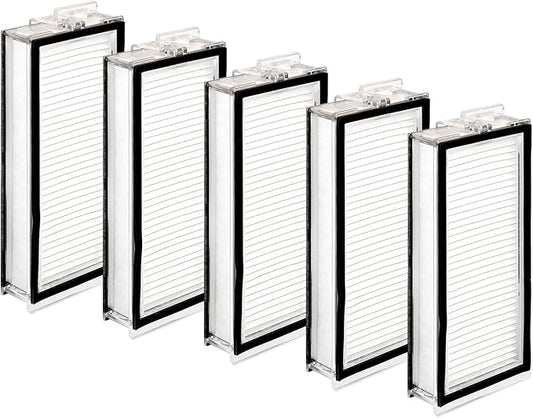 (5 Pack) Q5 Max+ Ultra Replacement HEPA Filters Compatible With Roborock Q5 Max+, Q5 Pro, Q5 Pro+, Q8 Max, Q8 Max+, Q7, Q7+, Q7 Max, Q7 Max+, Q5 Duoroller+ Robot Vacuum, Filters Accessories Kit