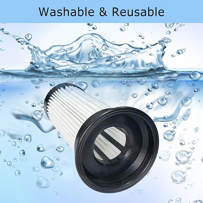 4 Pack HEPA Filter Compatible with Vacmaster Stick Vacuum Cleaner Model VSD1801 & VSD1001