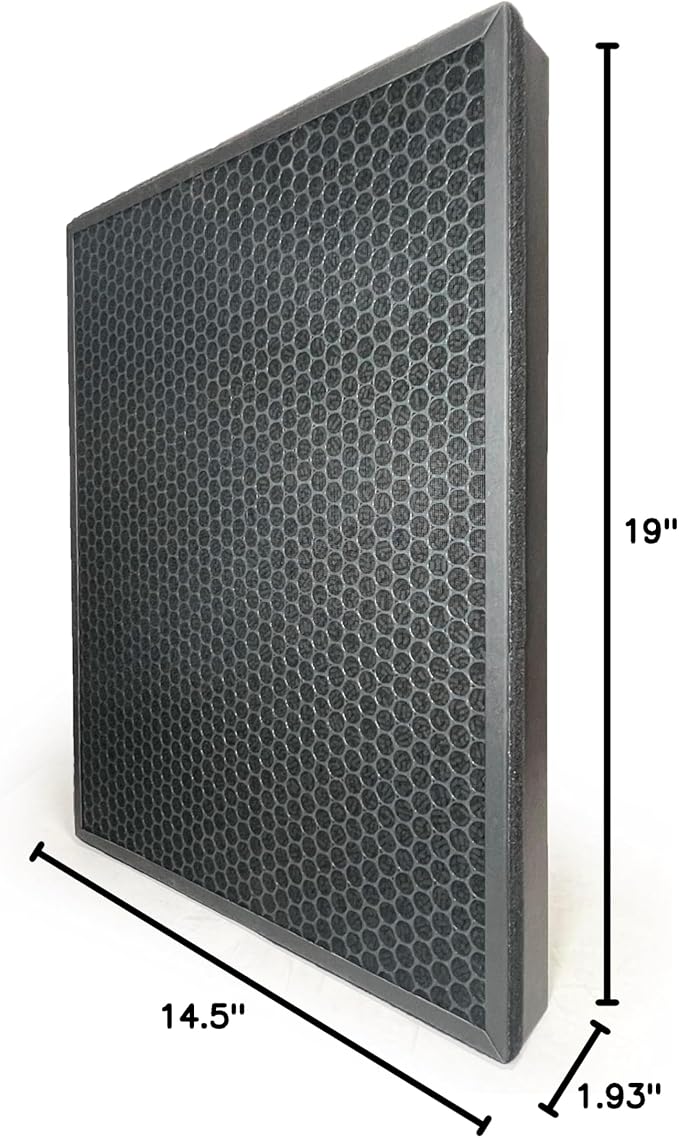 Nispira Airmega 230 & 240 Max2 2-in-1 HEPA Activated Carbon Filter Replacement for Coway Air Purifier (AP-1821F) Part # 3111151, 2 Packs
