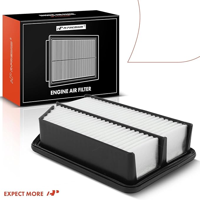A-Premium Engine Air Filter Compatible with Hyundai Elantra, Elantra GT, Tucson & Kia Forte, Forte5, Sportage, 2010-2018, 1.8L 2.0L 2.4L, Rigid Panel, Replace# 28113-2S000