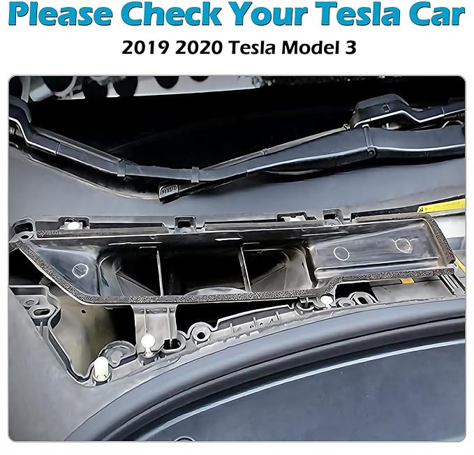 Air Filter HEPA Replacement Accessories Compatible with Tesla Model 3 2020 2019 2018 2017 Interior Cabin Filter Kit Intake Protector Cover Adapter Exterior HEPA Intake Filter Accessory Protector