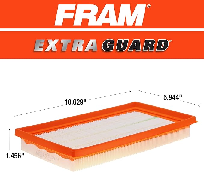 FRAM Extra Guard Flexible Panel Engine Air Filter Replacement, Easy Install w/Advanced Engine Protection and Optimal Performance, CA12289 for Select Lexus, Subaru and Toyota Vehicles