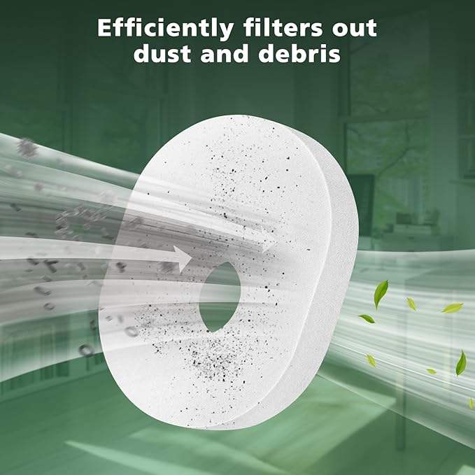 4 Pack Filter Replacement for Shark Rocket Vacuum HV300 HV301 HV300W HV302 HV305 HV310 UV450 Foam & Felt Filter Kit
