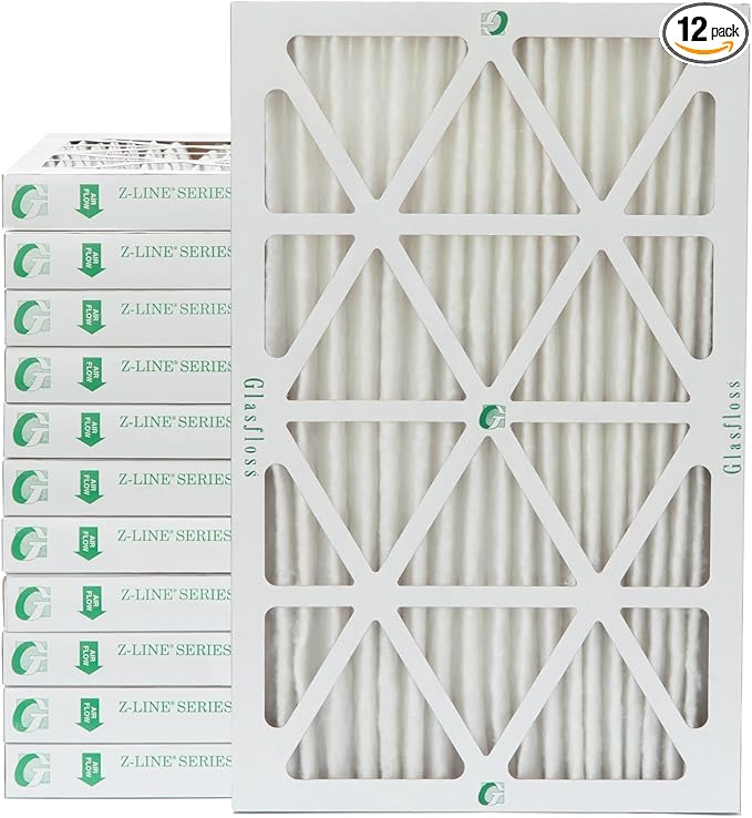 Glasfloss 12x24x2 MERV 10 Furnace Filter (12 Pack)