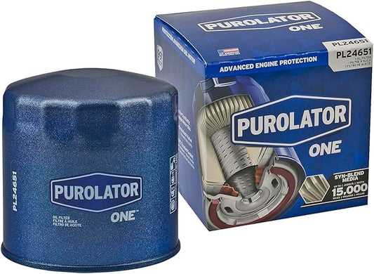 Purolator PL24651 PurolatorONE Advanced Engine Protection Spin On Oil Filter Compatible With Ford F-150, F-250 Super Duty, Expedition, Explorer, Mustang, E-350 Super Duty, F-350 Super Duty and Escape