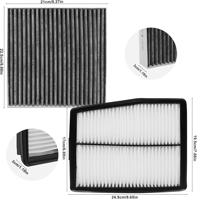 Comb Engine Cabin Air Filter for Kia Sorento Hybrid 2026 2025 2024 2023 2022 2021
