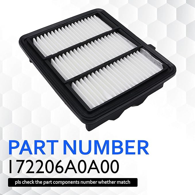 CA12290 Engine Air Filter Compatible with Accord 2018 2019 2020 2021 2022 1.5L Replacement for 172206A0A00