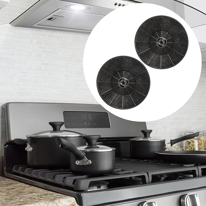 CFK4 2 Pack Range Hood Filter, Replacement for Hauslane Model IS-200SS-3 Replacement for Cosmo COS-5MU30, Replaces CFI006 CFI003