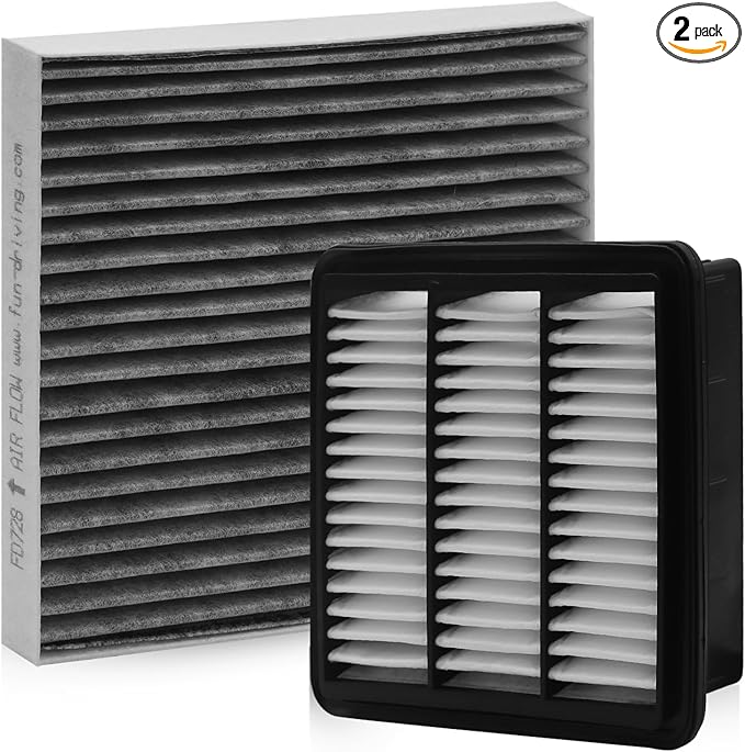 Comb Engine Cabin Air Filter for Hyundai Elantra 2.0L 2010 2009 2008 2007 (Except Touring)